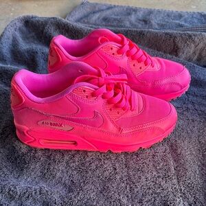 Nike Kids Air Max 90 Fuchsia Sneakers